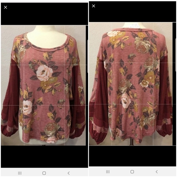 Free People Flower Patch Termal Top - Picture 5 of 8